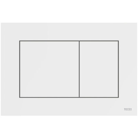TECE Tecenow placca wc 2 tasti pulsante bianco codice prod: 9240400