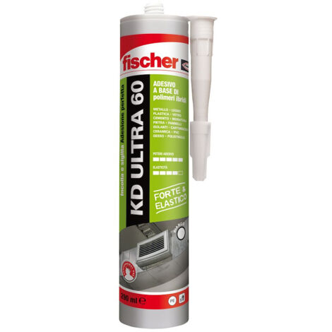 FISCHER Adesivo sigillante KD ULTRA 60 Extra forte bianco (1 Pz.) codice prod: 00545169