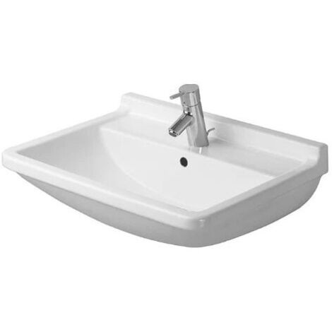 Duravit Starck3 lavabo 60x45 bianco lucido monoforo codice prod: 0300600000
