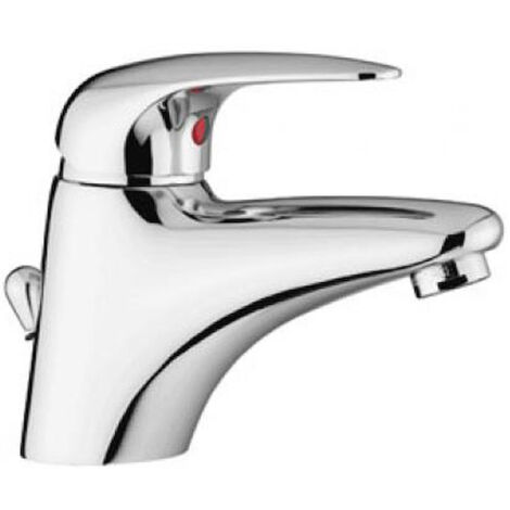 Miscelatore lavabo con scarico automatico 1”1/4G Paffoni serie Duemila DU075CR Cromato - Ottone