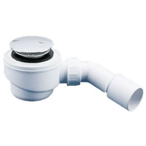 GHIDINI Golf piletta doccia sifone con coperchio abs con curva foro d.90 cro codice prod: 369115