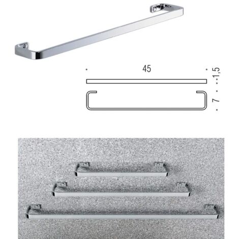 COLOMBO DESIGN Time porta salviette 45 cm cromato codice prod: W42100CR