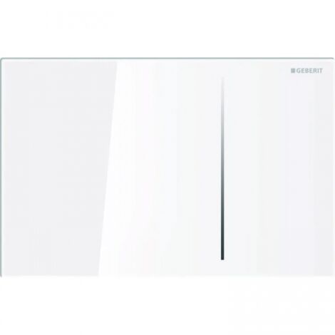 GEBERIT Sigma 70 115.625.si.1 placca 2 tasti  per cassetta 8 cm vetro bianco codice prod: 115.625.SI.1