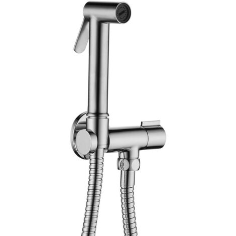 Set bidet bagno con doccia in ottone Paffoni Tweet Round ZDUP109CR Cromo