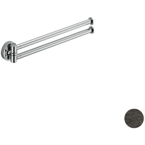 COLOMBO DESIGN Plus porta salviette doppio 34,5 grafite mat codice prod: W49130GM (1/2)