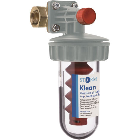 SCELTO DA DESIVERO DOSATORE POLIF. IN POLVERE BY PASS 1/2" FF KLEAN codice prod: DSV20550