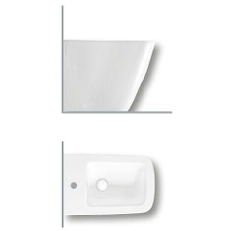 HATRIA Bianca bidet 36,0x52 1f filo parete bianco  codice prod: Y1V901