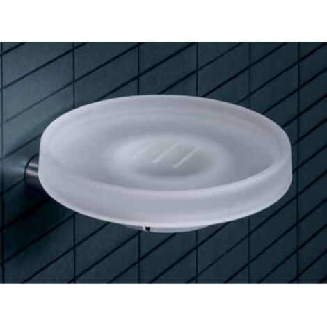 COLOMBO DESIGN B4001 Portasapone vetro acidato grafite serie Mini codice prod: B40010HPS1VAN (1/2)