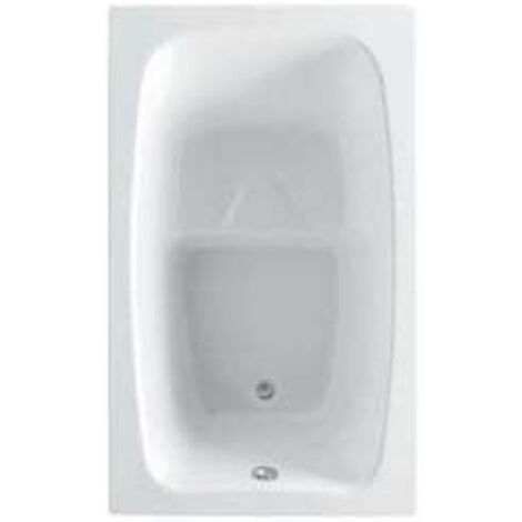 SCELTO DA DESIVERO Vasca mercurio cm 120x70 con sedile bianco lucido codice prod: DSV17475