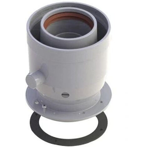 JUNKERS - BOSCH Adattatore partenza verticale 60/100 azb370 codice prod: 7736995075