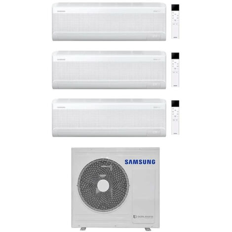 SAMSUNG Condizionatore trialsplit Windfree Avant S2 9000+12000+12000 btu 6.8kw inverter wifi codice prod: AR70F09C1AWNEU AJ068TXJ3KG/