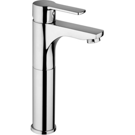 Miscelatore monocomando per lavabo con canna alta Paffoni serie Red RED071CR120  Cromato - Ottone