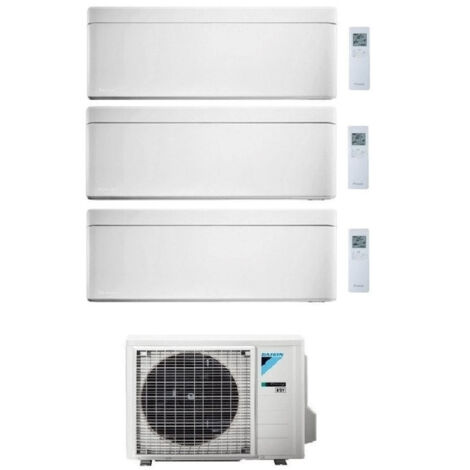 DAIKIN Condizionatore trialsplit serie Stylish 9000+9000+12000 Btu codice prod: FTXA25CW(2) FTXA35CW 3MXM52A9 (1/3)