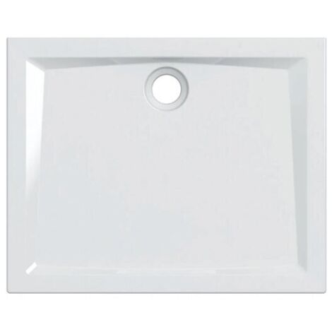 Geberit 60 piatto doccia 100x80 bianco lucido in ceramica codice prod: 550.055.00.1 (1/4)