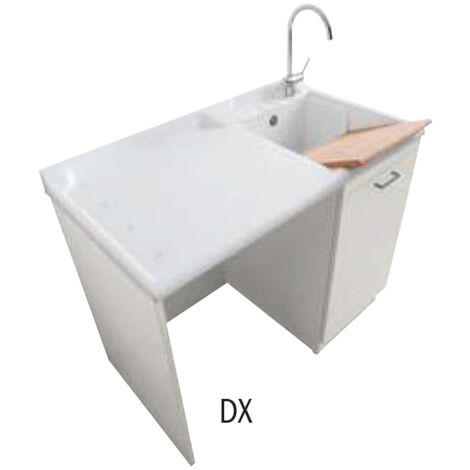 SCELTO DA DESIVERO Elegance mobile+lavatoio 109x60 senza cesto vasca dx codice prod: DSV06781