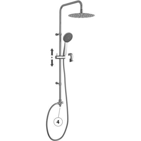 Zcol680  colonna birillo young termo cro deviatore/supp/doccetta/fless/soffione codice prod: ZCOL680CR