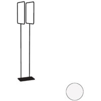 BERTOCCI Moon piantana lavabo grande bianco opaco codice prod: 14703860200