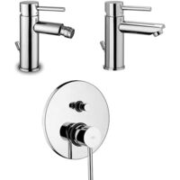 RUBINETTERIA PAFFONI Set rubinetto stick lavabo, doccia e bidet codice prod: sk075hcr sk135h sk015cr