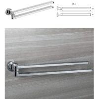 Colombo Design B52120CR Porta Salviette Serie Nordic, Cromo