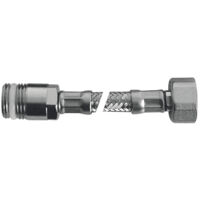 SCELTO DA DESIVERO Flessibile flex inox con rosone mp 1/2"xf1/2"l.150 codice prod: DSV04707