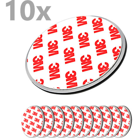 NEMAXX® 10x NX1 Quickfix Magnet Halterung Magnetbefestigung Magnethalterung für Rauchmelder / Funkrauchmelder / Rauchmelder