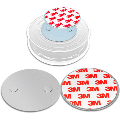 NEMAXX® 1x NX1 Quickfix Magnet Halterung Magnetbefestigung Magnethalterung für Rauchmelder / Funkrauchmelder / Rauchmelder