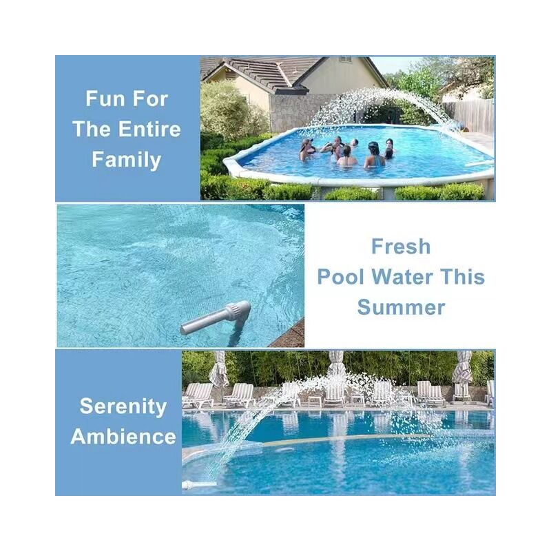 Fontaine De Piscine Orientable - Jet D'eau Réglable Pour Piscine Hors Sol Ou Enterrée