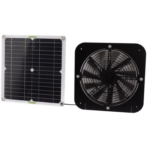 Kit De Ventilateur à Panneau Solaire, Double Ventilateur à énergie Solaire, Dissipation