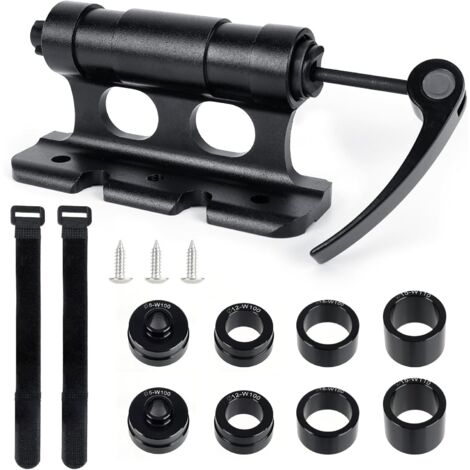 Tbest Clip De Fixation De Fourche Avant De Vélo, Support De Fourche De Vélo à Dégagement Rapide, Bloc De Vélo, Fourche Avant à Clip Fixe