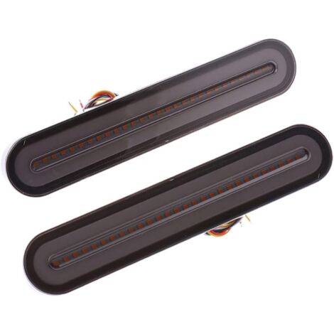 CyanHall Lot De 2 Feux De Remorque LED De 38,1 Cm 11 LED Rouges Pour