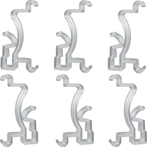 Lot De 10 Bouchons De Positionnement Pour Stores – Plastique Blanc, 1,6x1,3 Cm, Pour Réparer Ou Remplacer Les Attaches De Rideaux