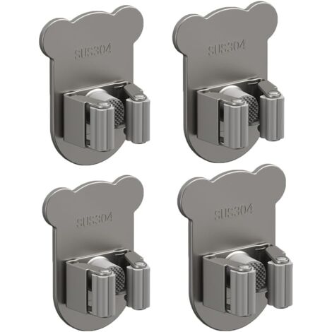 Lot De 4 Porte-Éponges Ventouse - Support Murale Pour Cuisine/Salle De Bain, Noir