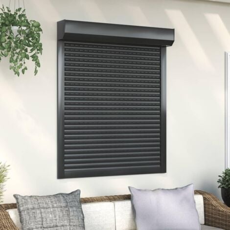 Volet Roulant Enrouleur Pare-Vue Store Occultant Store de Fenêtre Store à Rouleau Imperméable Maison Chambre Bureau Intérieur 100x120 cm
