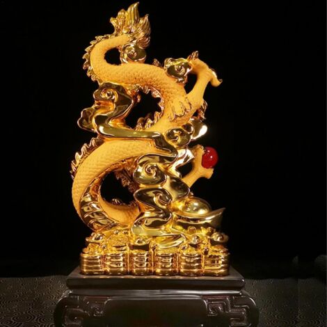 Décoration De Serpent D'or - Figurine De Serpent D'or En Acrylique