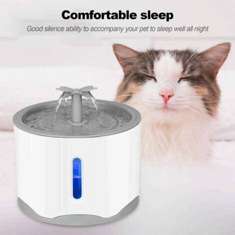 Distributeur Automatique Croquettes Et Eau Pour Chats/chiens - Sans électricité, 3.8L, Antidérapant, Pour Absences Courtes