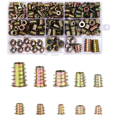 Fileté Insert Clou Zinc Alliage Hex Prise M6 Filetage Interne 13mm Long