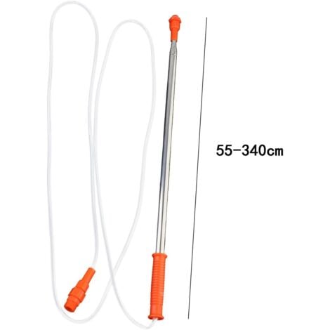 Soldes Tige télescopique de pulvérisation rétractable, Remplacement de Tige de pulvérisation, Installation Facile, Tige d'extension de pulvérisation pour, Longueur 55 à 340cm