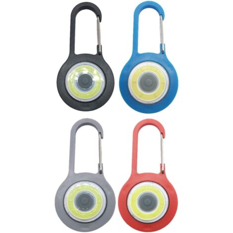 Mini Lampe Torche LED Porte-clés Super Lumineuse - Rechargeable - Alliage Aluminium Noir