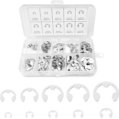 Kit D'assortiment De Serre-câbles  52 Pièces  En Acier Inoxydable 304 En 6 Tailles 14~p150308290