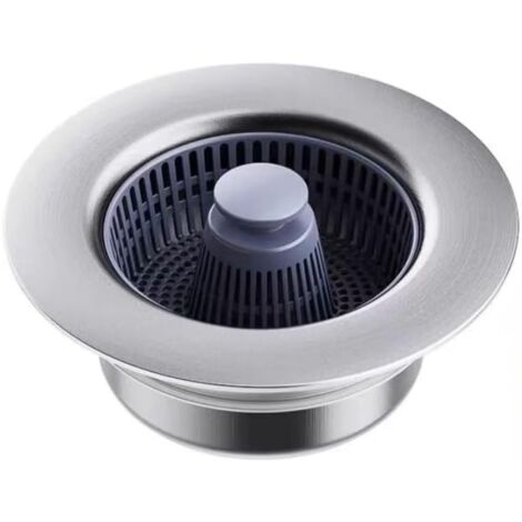 2 Bouchons De Vidange En Inox Pour évier - Anti-odeurs Et Anti-insectes