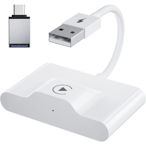 Adaptateur CarPlay sans fil pour Apple Wireless CarPlay - Blanc