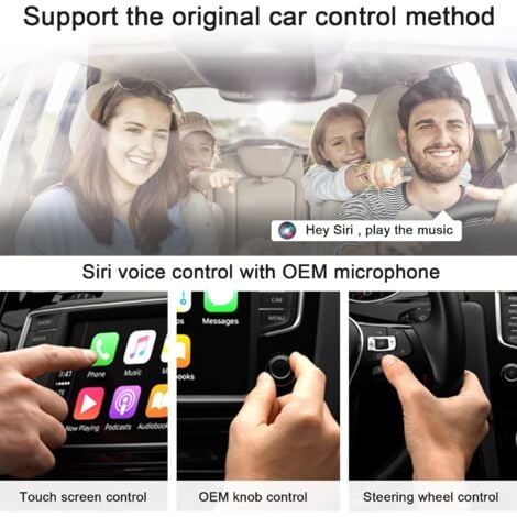 Adaptateur CarPlay sans fil pour Apple Wireless CarPlay - Blanc