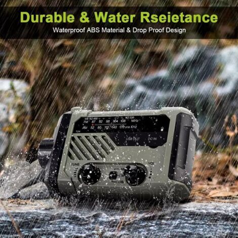 Radio Dab/FM Portable, PRUNUS J-924 Radio Survie avec Piles et Radio Dab/FM Portable, PRUNUS J-924 Radio Survie avec Piles et