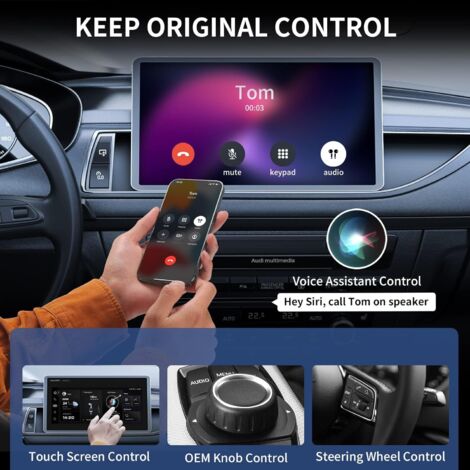 Adaptateur CarPlay sans Fil Adaptateur Wireless, Carplay sans Fil Dongle Carplay sans Fil pour OEM, Dongle de Contrôle sans Fil Adapté pour Les Voitures from 2017