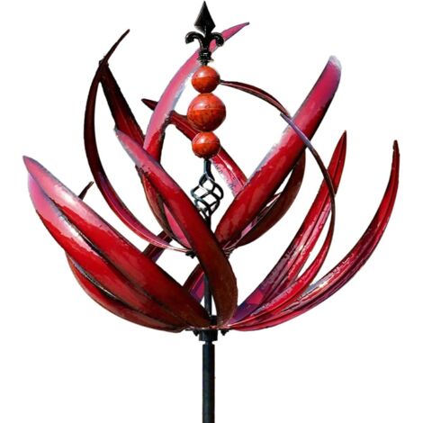 Moulin à Vent LED Tournoyant Avec Musique – Décoration Jardin Noël