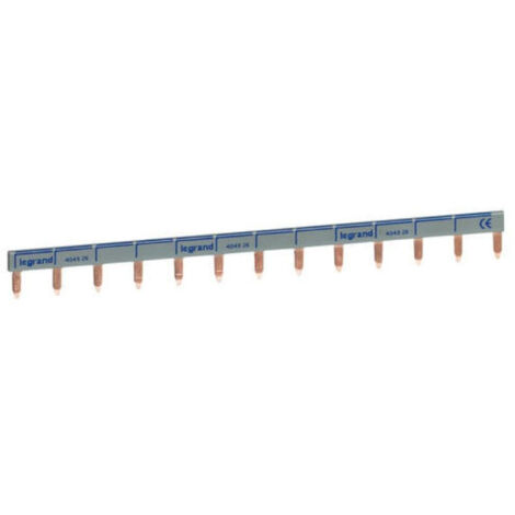 Legrand – Peigne électrique unipolaire 1P – 13 modules – Phase neutre – Compatible DNX³ et DX³ – Installation facile avec accessoires