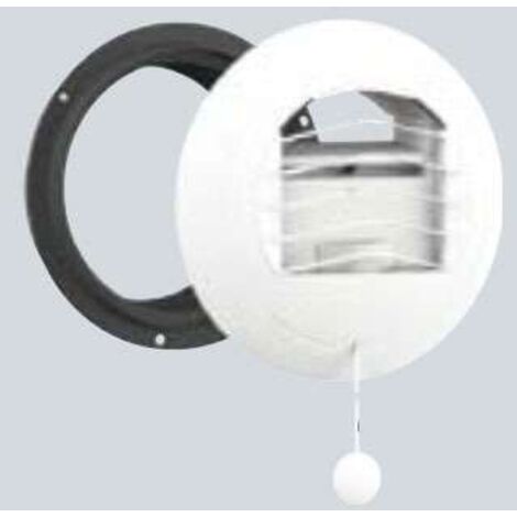 Anjos Ventilation – Bouche VMC 125 mm autoréglable 45/120 m³/h – Montage facile avec manchette – Compatible conduits standards – 2254