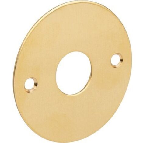 Duval – Rosace ronde laiton poli 45mm – Diamètre intérieur 14mm – Finition polie – Installation facile pour portes standard (1/2)