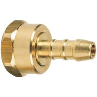 Favex – Raccord gaz 2 pièces M20x150 – Tétine mâle cannelé en laiton – Pour butane et propane – Raccordement à visser
