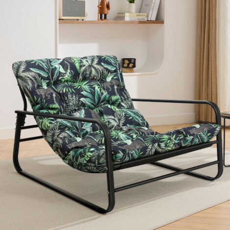 HOMEMiYN-Stuhl – tropisches Design, stabil & vielseitig – Ideal für drinnen und draußen